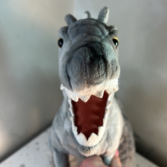 Jurassic World Gray Dinosaur Indominus Rex Plush - Picture 6 of 10